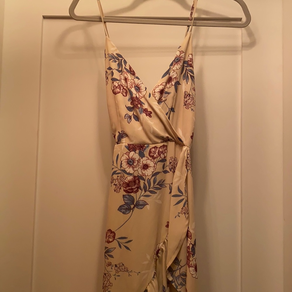 Floral high low dress